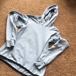 Sport hill workout shirt with hood